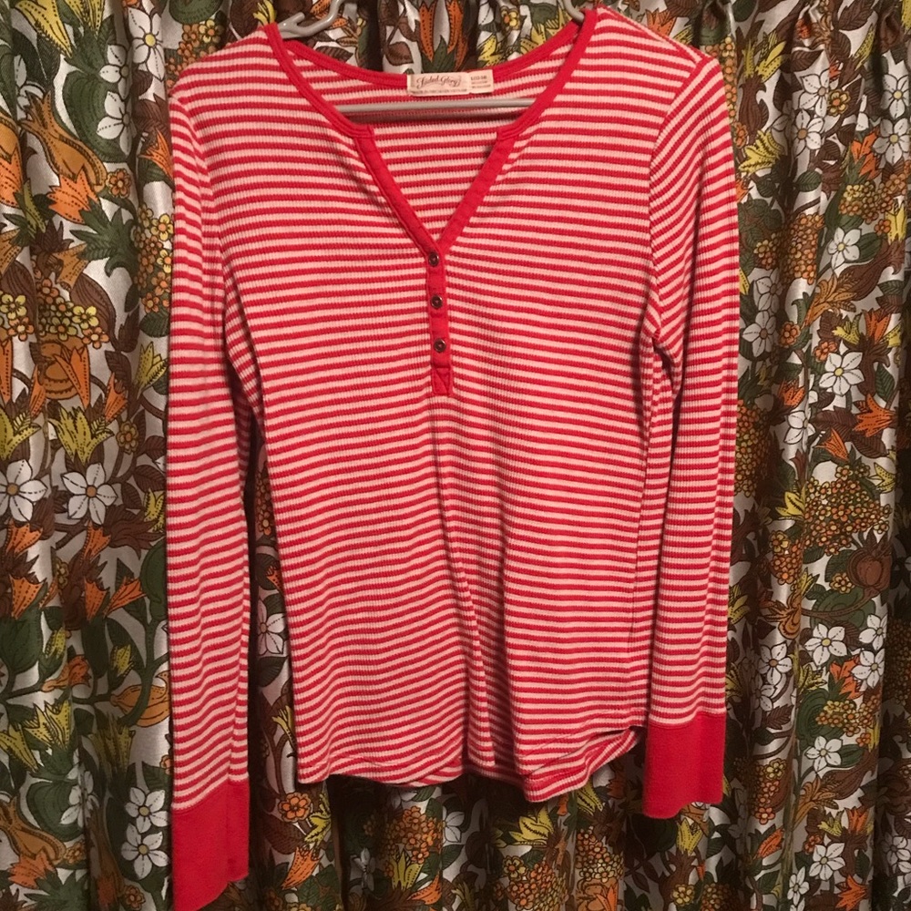 Faded Glory Long Sleeve Thermal Shirt L